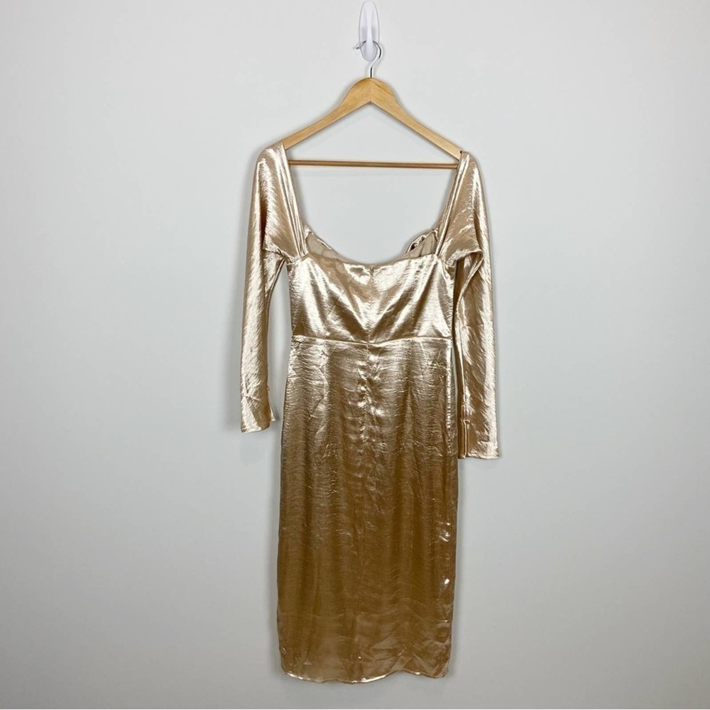 ❤️Majorelle Cecilia Midi Dress in Champagne Size S - Picture 8 of 14